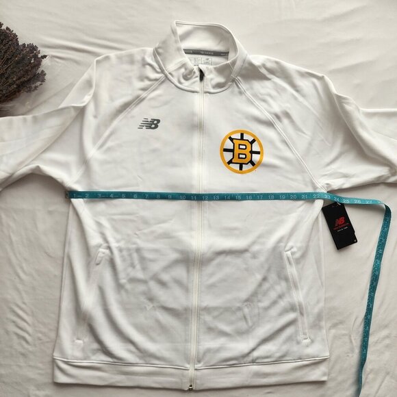 Boston Bruins 100 Centennial White Full Zip Jacket - Oversized Rare - Picture 6 of 12